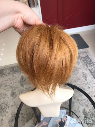 Шиньон из натуральных волос