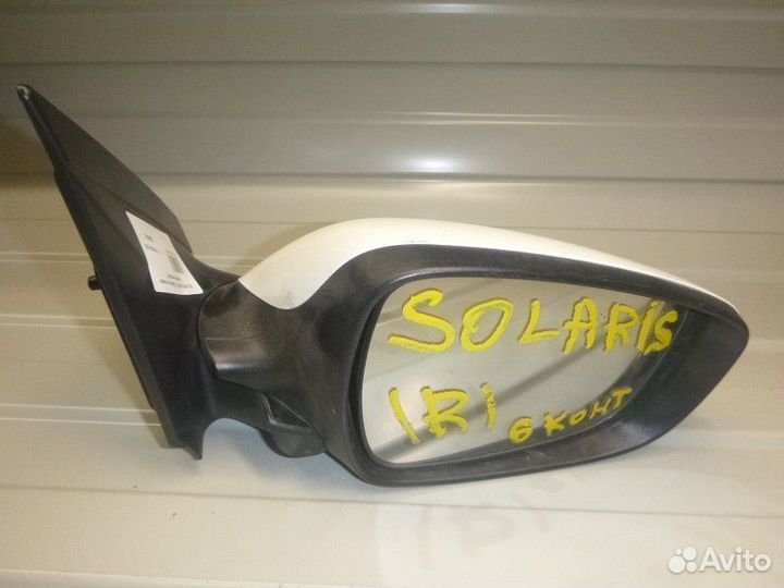 Зеркало правое электрическое hyundai solaris 2010