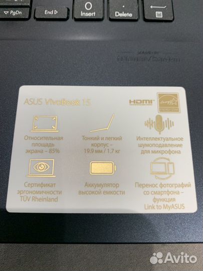 Ноутбук asus VivoBook 15