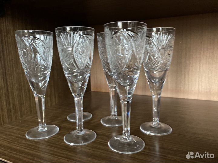 Рюмки хрусталь СССР