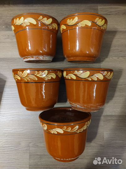 Горшок для цветов, керамика