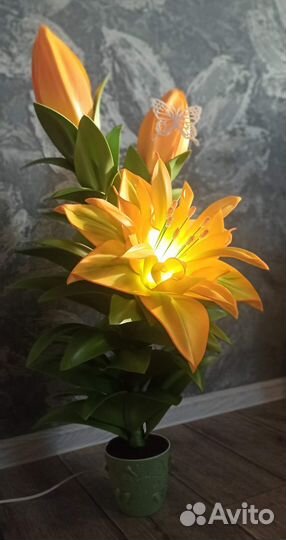 Светильники цветы ручной работы