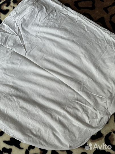 Простынь на резинке в детскую кроватку