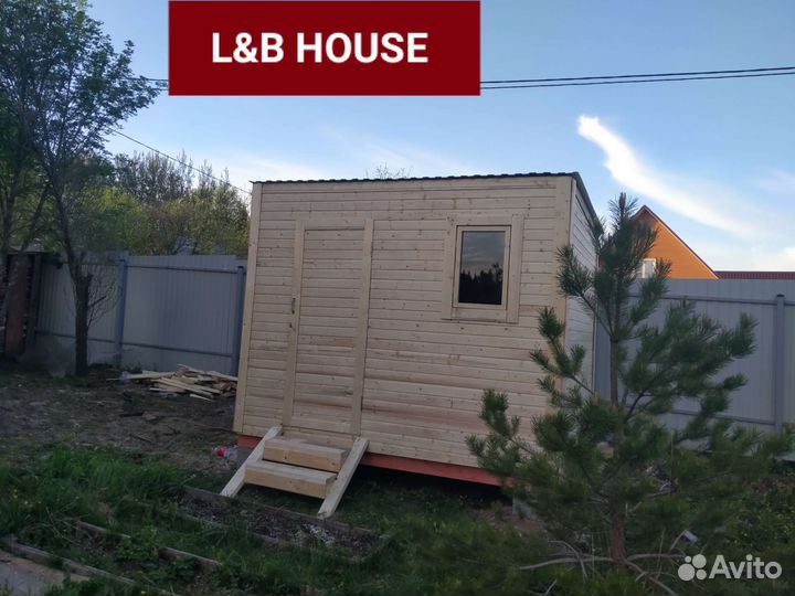 Хозблок для дачи 3х2 (под ключ)