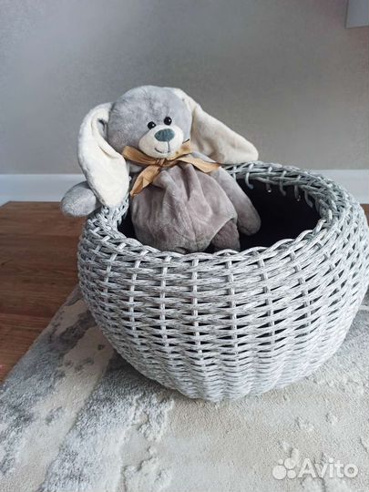 Плетеные корзинки из ротанга