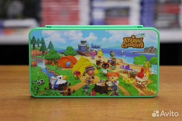 Кейс-футляр на 24 картриджа Switch Animal Crossing