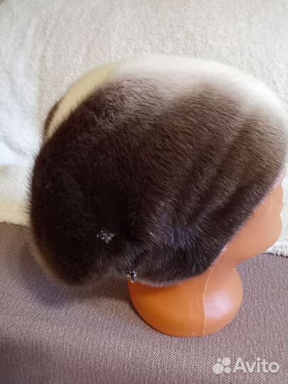 Шапка норковая женская 56 58
