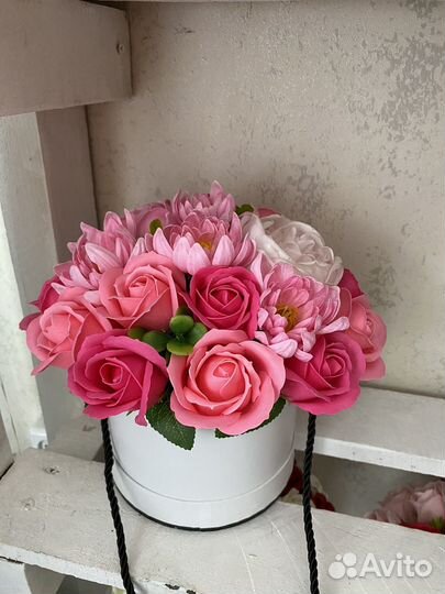 Букеты из мыльных цветов