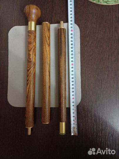 Трость деревянная разборная для ходьбы