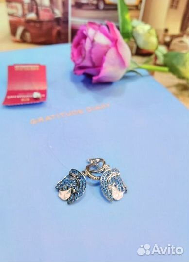 Серьги серебро новые с биркой винкс