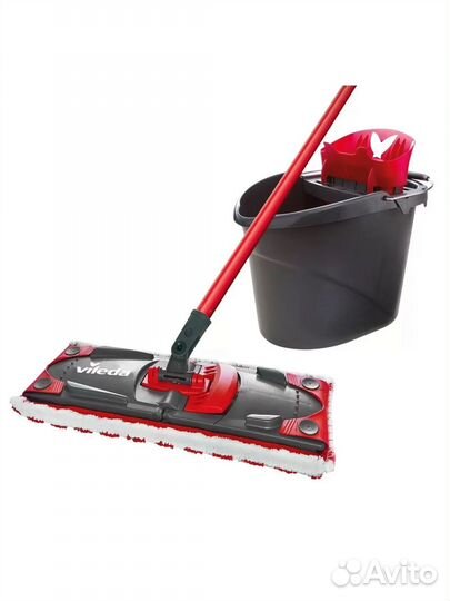 Швабра с ведром и отжимом vileda