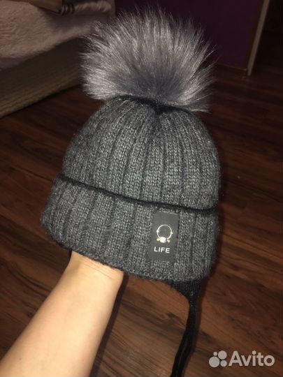 Шапка зимняя 4-6 лет