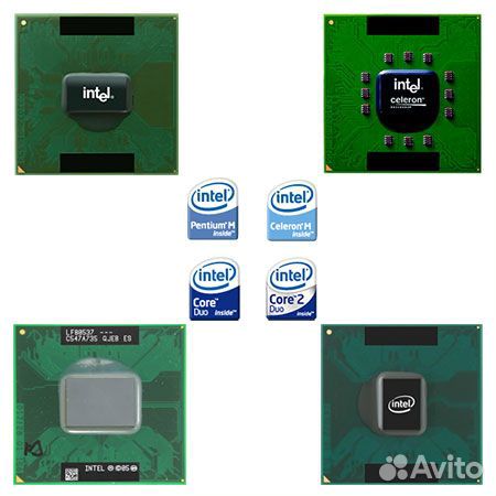 Процессоры для ноутбуков Intel