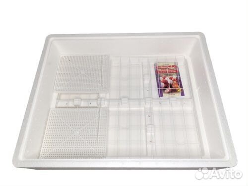 Инкубатор на 104 яйца с вентилятором и гигрометром