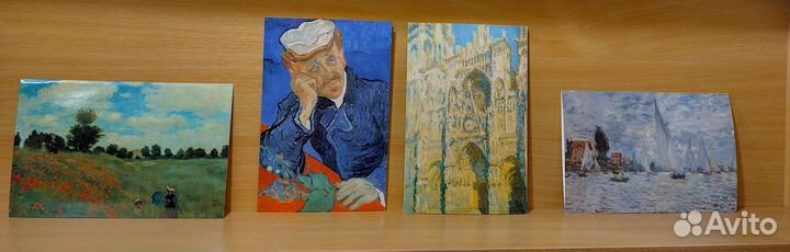 Импрессионисты. Двойные открытки с конвертом. Моне