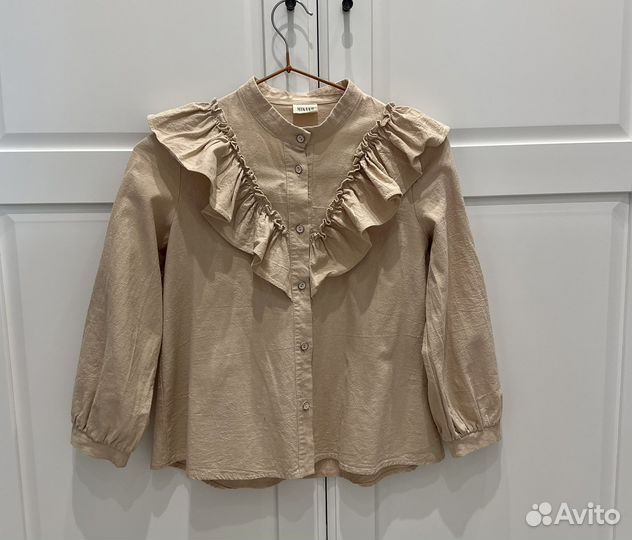 Блузка для девочки школьная рубашка детская