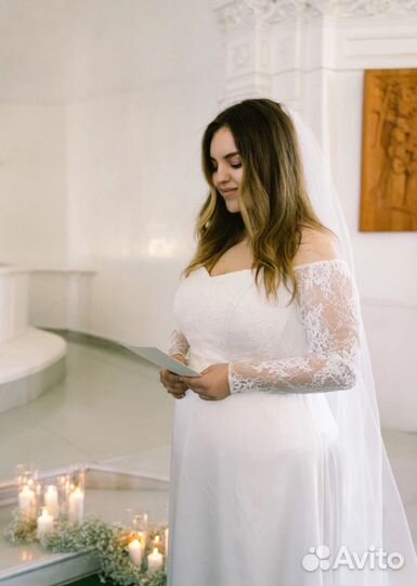 Свадебное платье 52 54