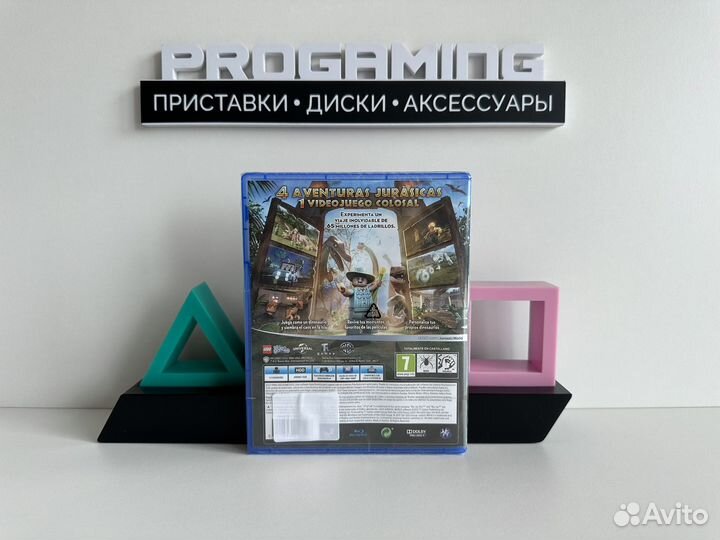 Lego jurassic world диск для Sony PS4