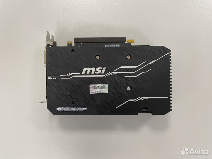 MSI GeForce GTX 1660 super ventus XS OC 6GB