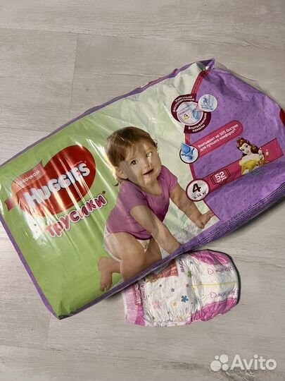 Подгузники трусики huggies 4