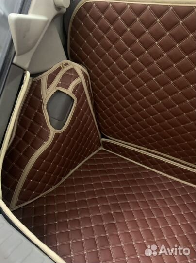 3d коврики из эко кожи для Nissan March