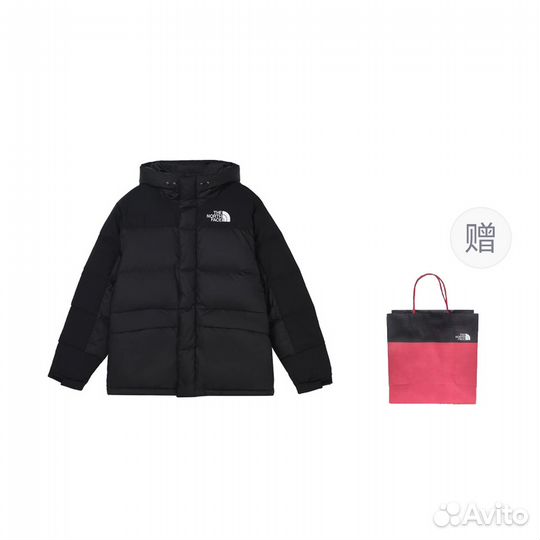 THE north face Down Jacket Men Black Gift Bag (S)(60)