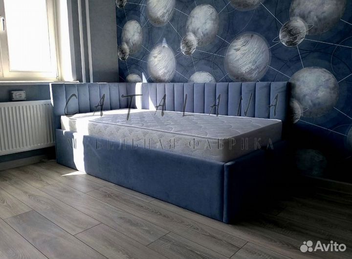 Детская кровать с мягкими бортиками