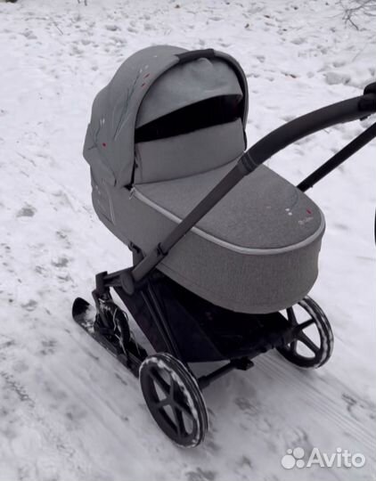 Универсальные лыжи для коляски