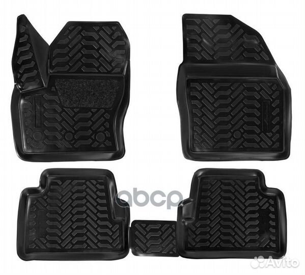 Ковры в салон 3D Ford Kuga 2013- компл. 4 шт