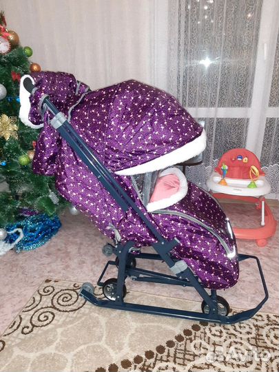 Коляска санки