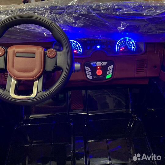 Новый электромобиль land rover 2 места,пульт,4 вд