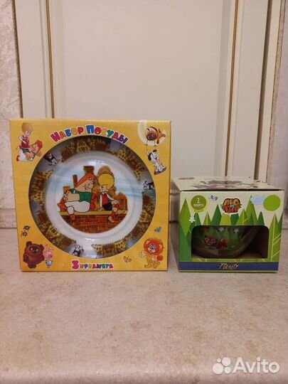 Наборы детской посуды новые
