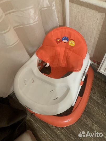 Шезлонг для новорожденных,коврик детский,ходунки