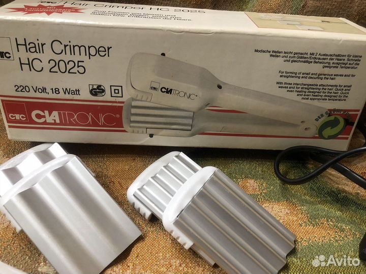 Утюжок выпрямитель с насадками