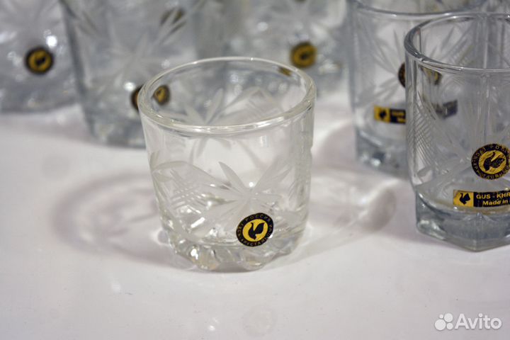 Графин, стопки, Гусь Хрустальный