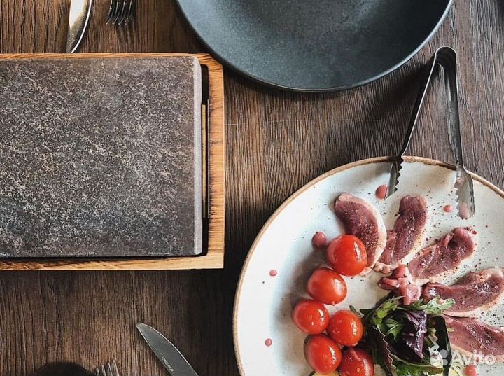 Вулканический гриль камень