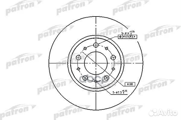 Диск тормозной передн volvo: 740 84-92, 740 Kom