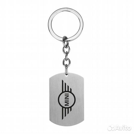 Брелок жетон для ключей с логотипом 