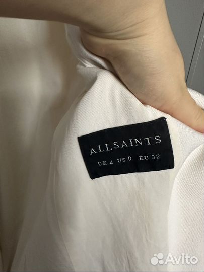 Белый пиджак Allsaints xs