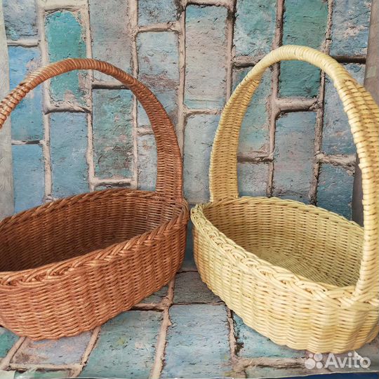 Корзина плетеная подарочная(пасхальная корзина)