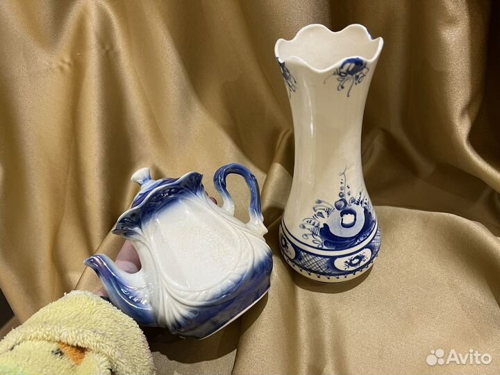 Керамика винтажная ваза чайник