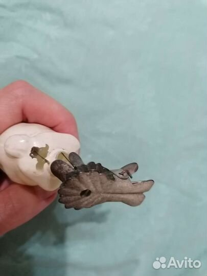 Заяц елочная игрушка винтаж