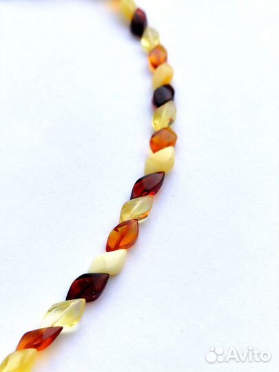 Бусы из натурального янтаря