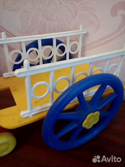 Ослик с тележкой. СССР