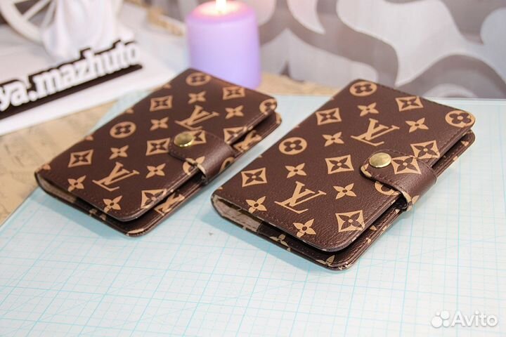 Обложка на паспорт louis vuitton (ручнаяработа