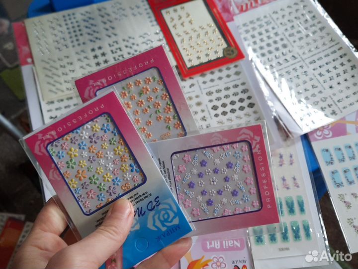 Набор наклеек для ногтей