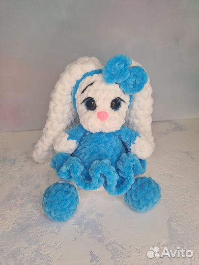 Плюшевый зайка мягкая игрушка