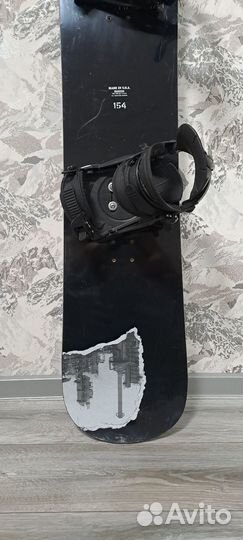 Сноуборд Haz-Mat 154cm+крепления Denton