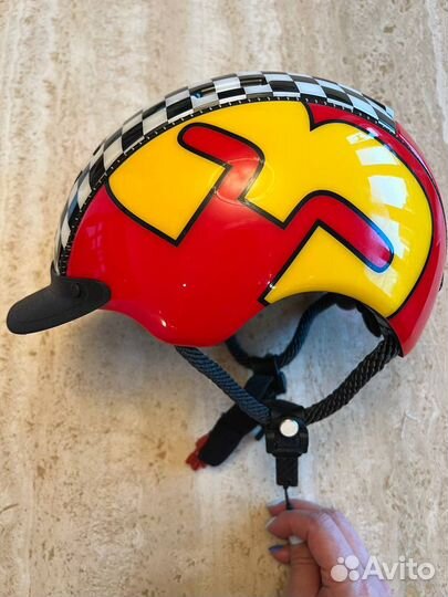 Шлем велосипедный детский, Casco, 50-55 см