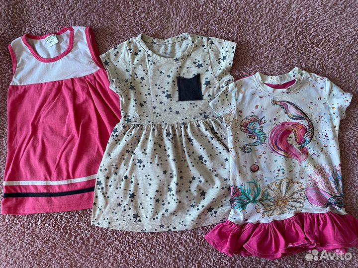 Платья для девочки размер 80-86